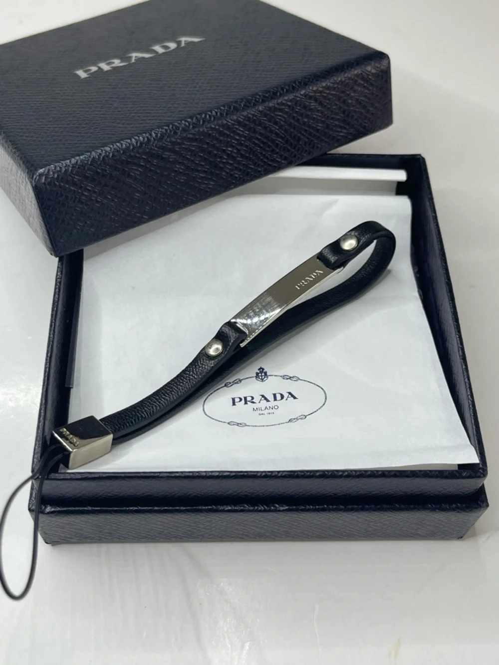 Prada phone strap with box